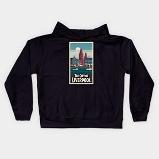 The city of Liverpool Kids Hoodie